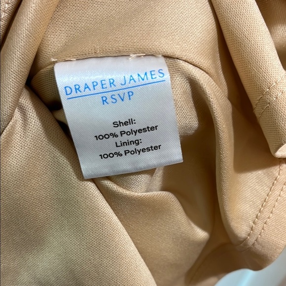 Draper James RSVP Gold Glitter Ruched Ruffle Sleeveless Mini Dress - Size XXL - Picture 8 of 15